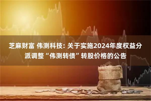 芝麻财富 伟测科技: 关于实施2024年度权益分派调整“伟测转债”转股价格的公告